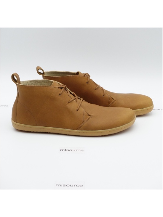 NEW Men\'s Vivobarefoot Gobi IV Leather Barefoot Chelsea Boots Tan main image 5